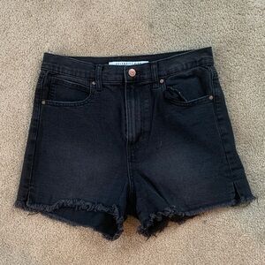 Celebrity Pink Black Jean Shorts